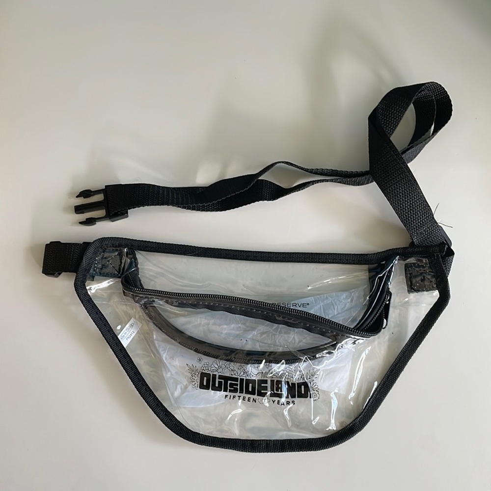 Clear Fanny Pack for Concerts, Sporting Events, Festivals